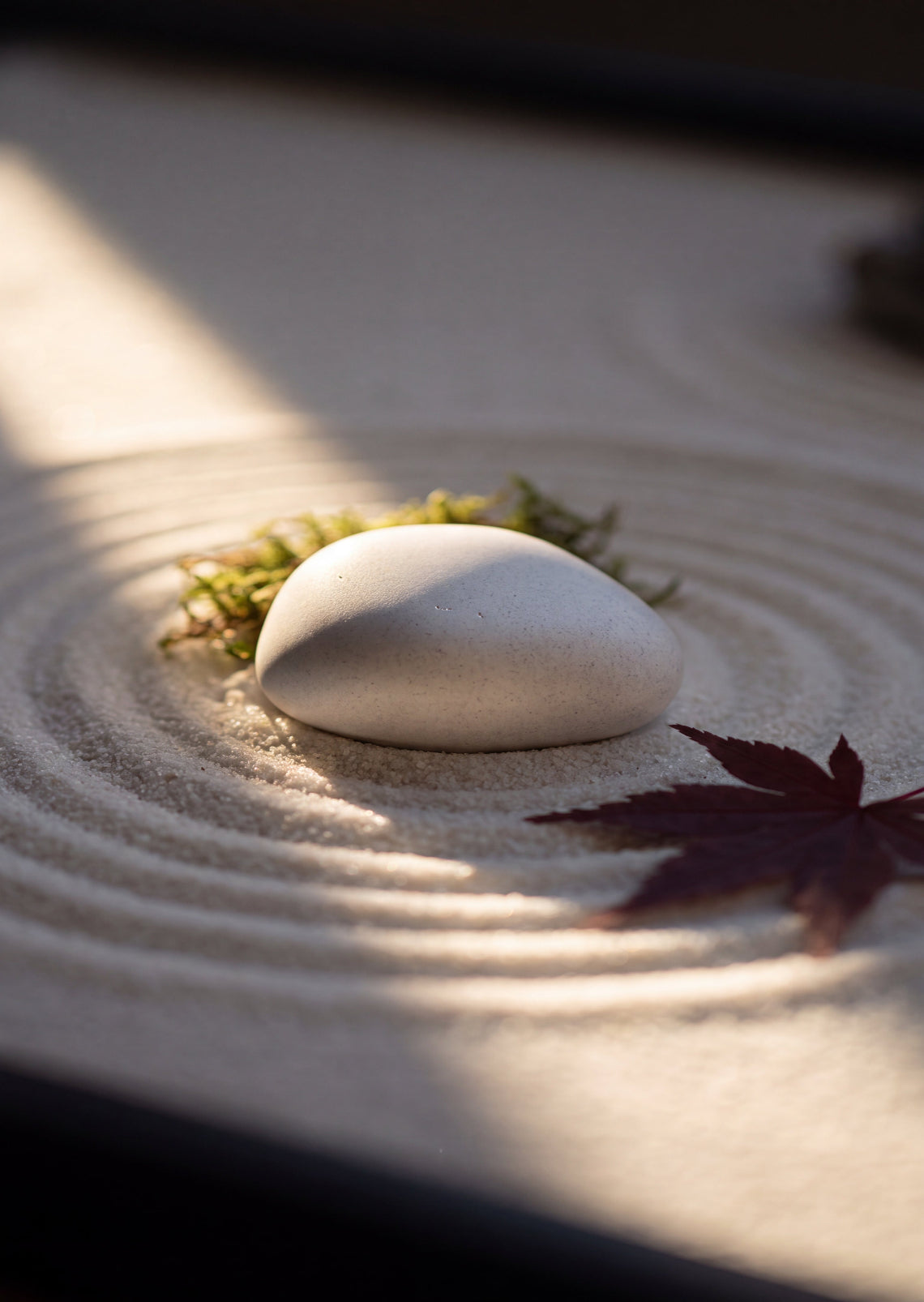 Handcrafted memorial memory stone incorporating cremation ashes into a smooth stone keepsake, designed as a beautiful way to preserve remaining ashes at home.